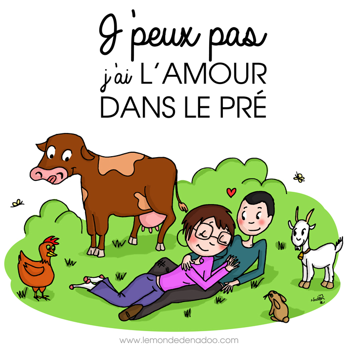 Dans le pré