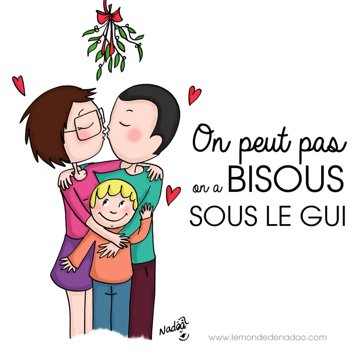 Bisous sous le gui