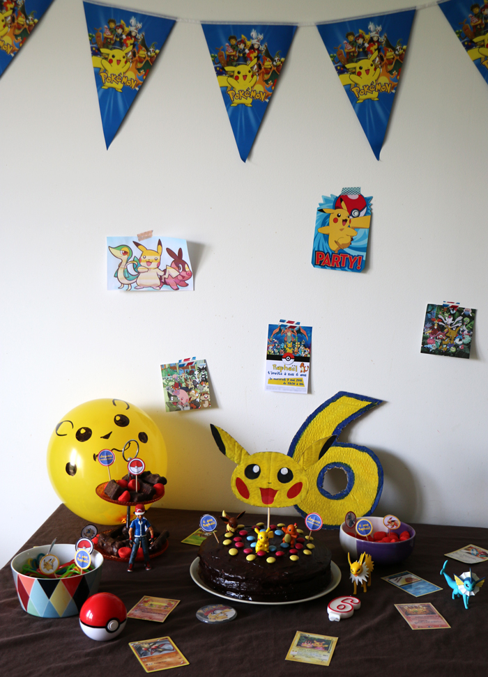 Anniversaire 6 ans- Pokémon - Illustrations - le monde de Nadoo