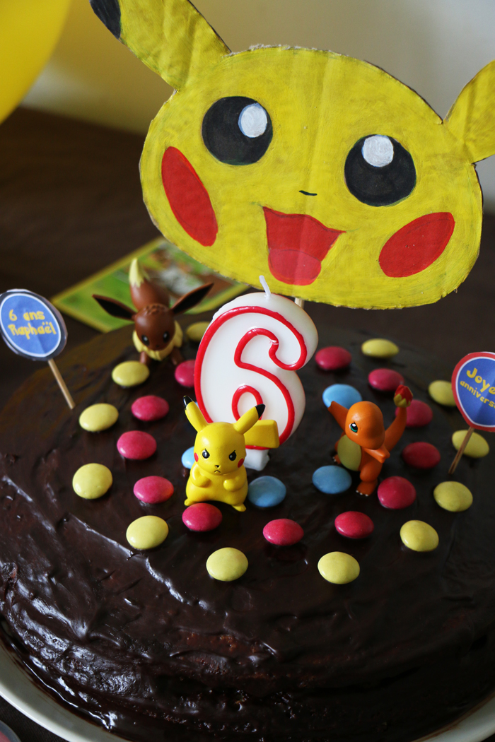 Anniversaire pokemon-Deco anniversaire pokemon-Gâteau anniversaire