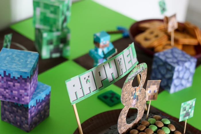 Anniversaire Minecraft - Illustrations - le monde de Nadoo